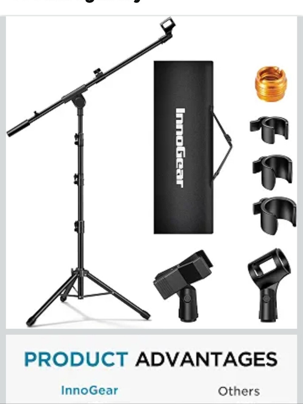 InnoGear Tripod Microphone Stand